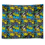 Graffiti Wall Print Tapestry