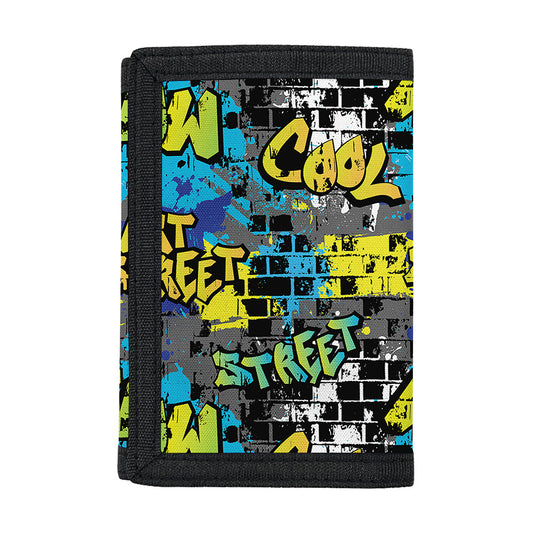 Graffiti Wall Print Trifold Wallet