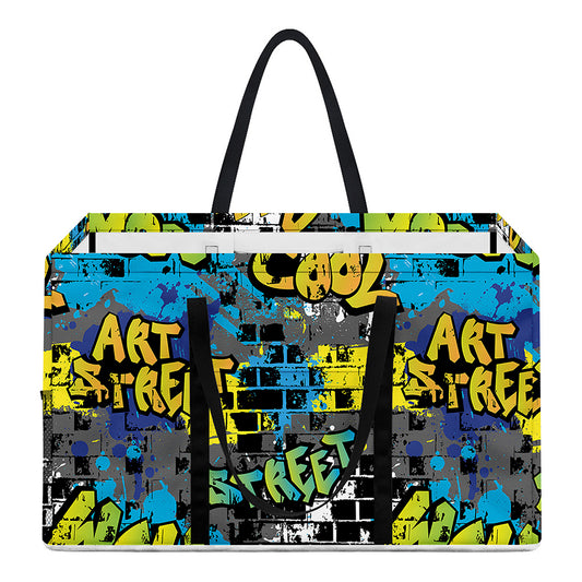 Graffiti Wall Print Utility Tote Bag