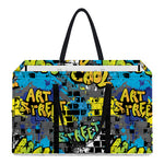 Graffiti Wall Print Utility Tote Bag