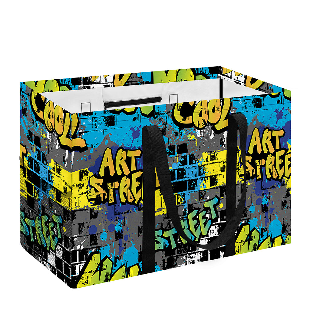 Graffiti Wall Print Utility Tote Bag