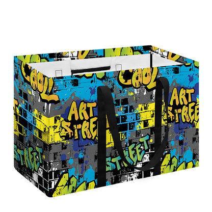 Graffiti Wall Print Utility Tote Bag