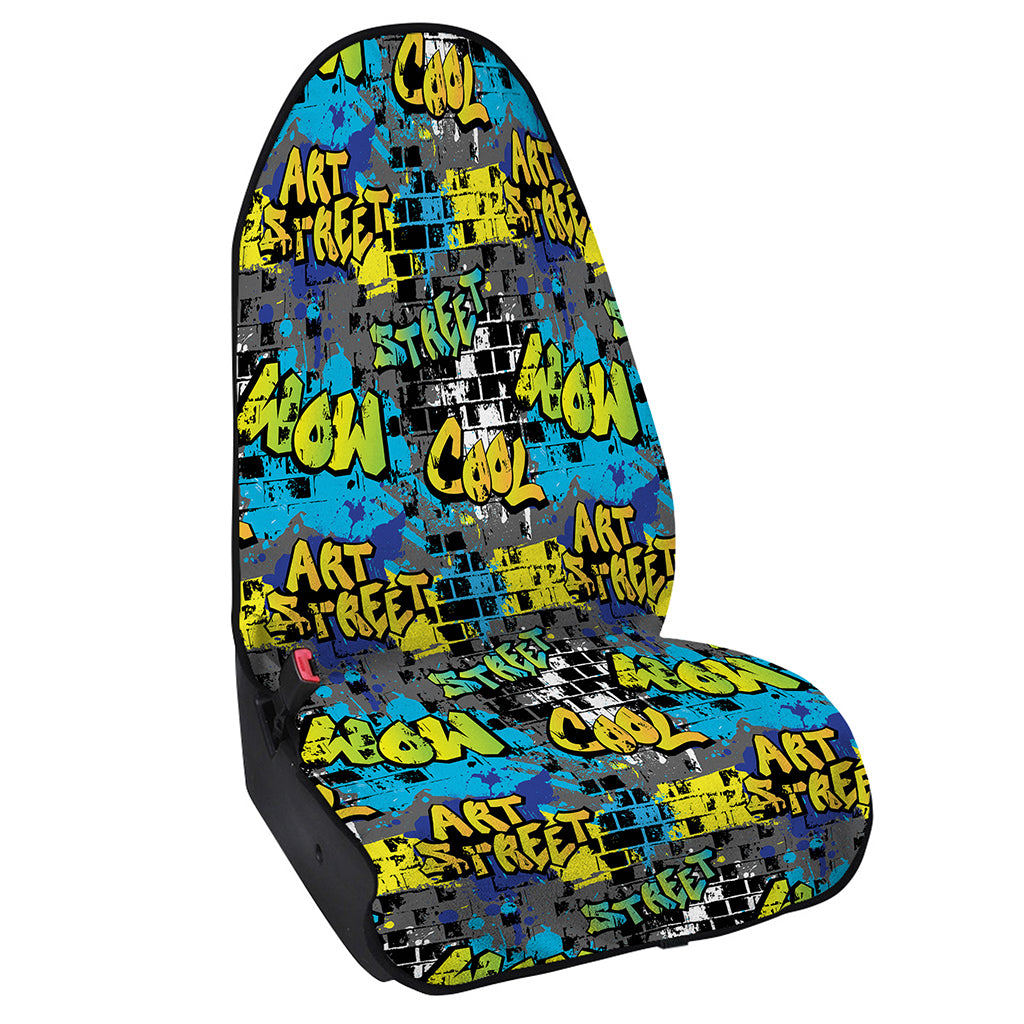 Graffiti Wall Print Waterproof Car Seat Cover
