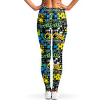 Graffiti Wall Print Women's Leggings