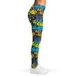 Graffiti Wall Print Women's Leggings