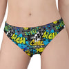 Graffiti Wall Print Women's Panties