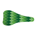 Grass Green Argyle Pattern Print Bicycle Seat Cover