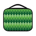 Grass Green Argyle Pattern Print Classic Bible Case