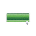 Grass Green Argyle Pattern Print Extended Mouse Pad