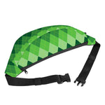 Grass Green Argyle Pattern Print Fanny Pack