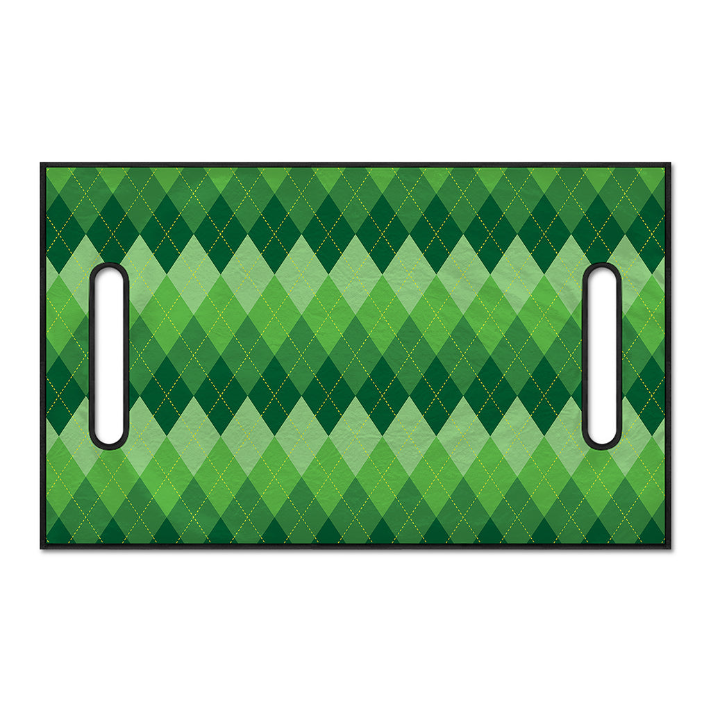 Grass Green Argyle Pattern Print Golf Cart Seat Cover