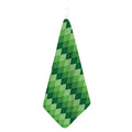 Grass Green Argyle Pattern Print Hand Towel