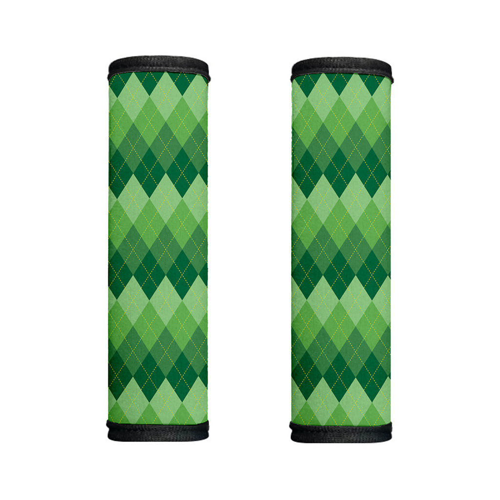 Grass Green Argyle Pattern Print Handle Covers