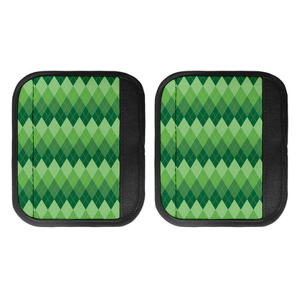 Grass Green Argyle Pattern Print Handle Covers