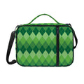 Grass Green Argyle Pattern Print Shoulder Strap Bible Bag