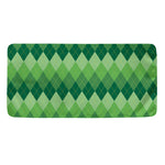 Grass Green Argyle Pattern Print Towel