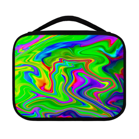 Green Abstract Liquid Trippy Print Classic Bible Case