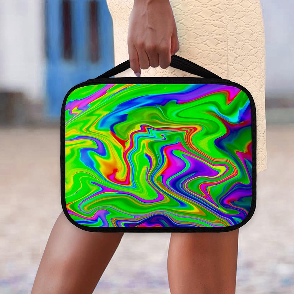 Green Abstract Liquid Trippy Print Classic Bible Case
