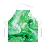 Green Acid Melt Print Adjustable Apron