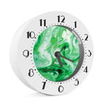 Green Acid Melt Print Alarm Clock