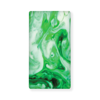 Green Acid Melt Print Baby Crib Sheet
