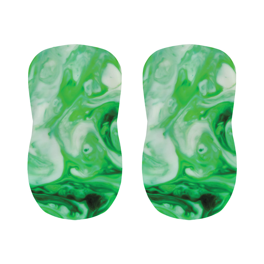 Green Acid Melt Print Bar Stool Covers
