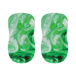 Green Acid Melt Print Bar Stool Covers