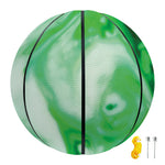 Green Acid Melt Print Basketball