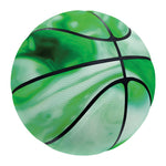 Green Acid Melt Print Basketball