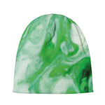Green Acid Melt Print Beanie