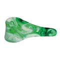 Green Acid Melt Print Bicycle Seat Cover