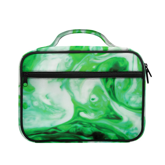 Green Acid Melt Print Briefcase Bible Bag