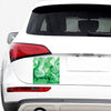 Green Acid Melt Print Car Sticker