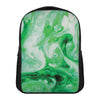 Green Acid Melt Print Casual Backpack