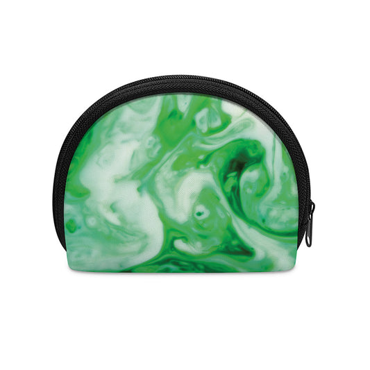 Green Acid Melt Print Coin Purse