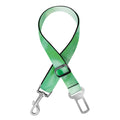 Green Acid Melt Print Dog Seat Belt