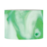 Green Acid Melt Print Drum Lamp Shade