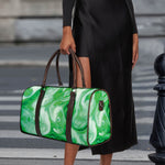 Green Acid Melt Print Duffle Bag