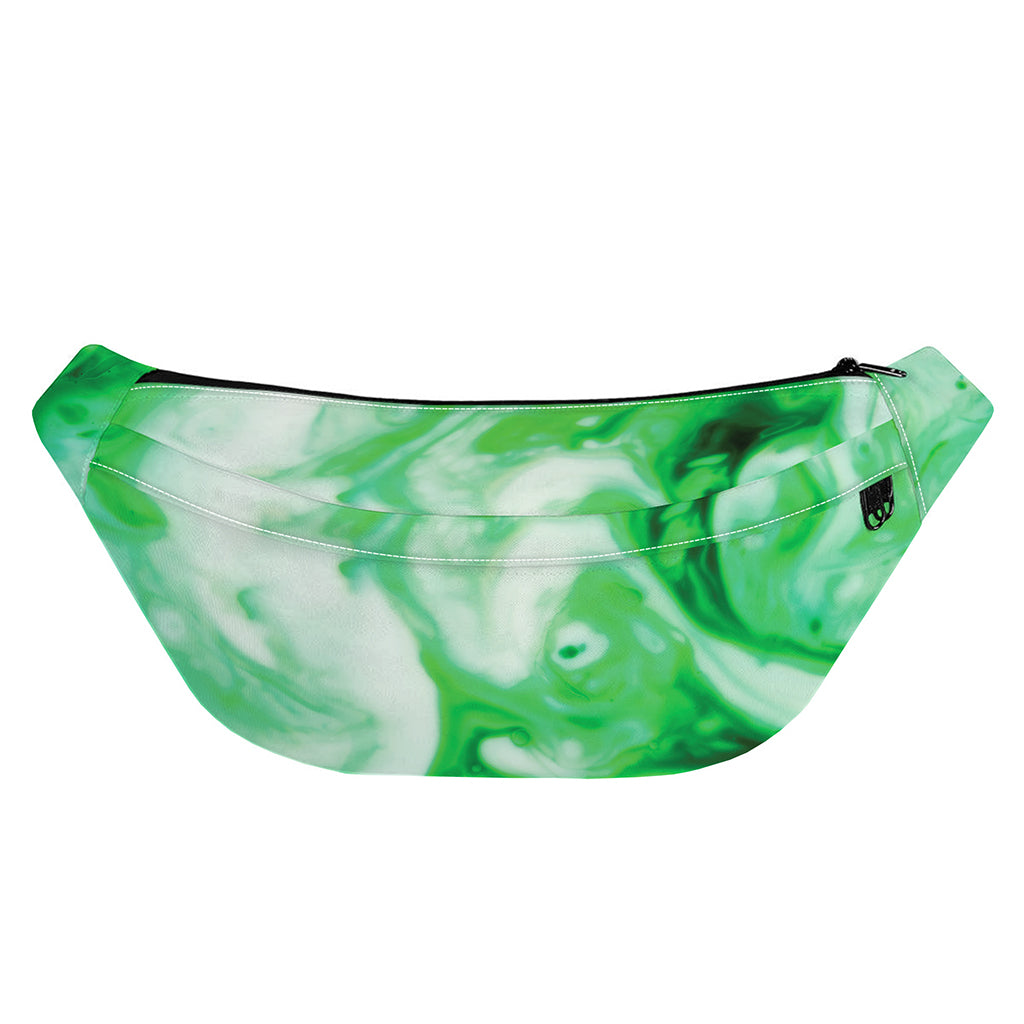Green Acid Melt Print Fanny Pack