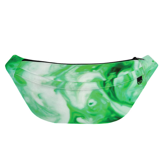 Green Acid Melt Print Fanny Pack
