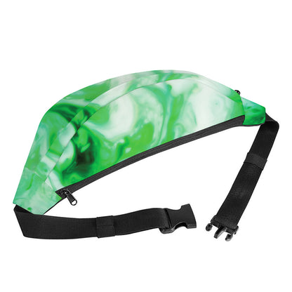 Green Acid Melt Print Fanny Pack