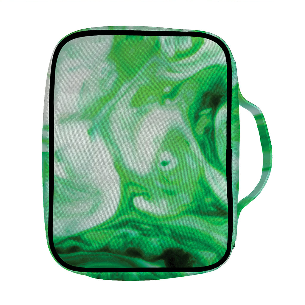 Green Acid Melt Print Front Pocket Bible Bag