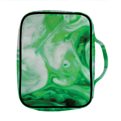 Green Acid Melt Print Front Pocket Bible Bag