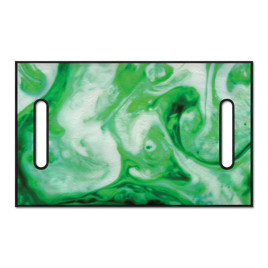Green Acid Melt Print Golf Cart Seat Cover