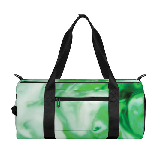 Green Acid Melt Print Gym Bag