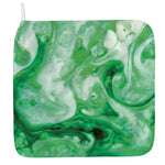 Green Acid Melt Print Hand Towel