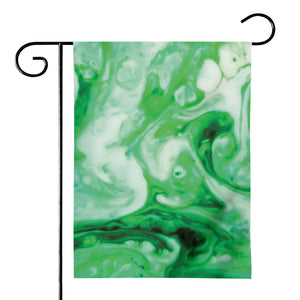 Green Acid Melt Print House Flag