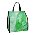 Green Acid Melt Print Insulated Lunch Tote