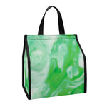Green Acid Melt Print Insulated Lunch Tote
