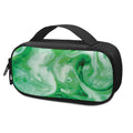 Green Acid Melt Print Portable Cooler Travel Case